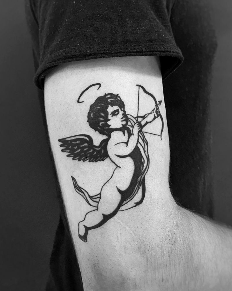 30 Pretty Cupid Tattoos You Must Try