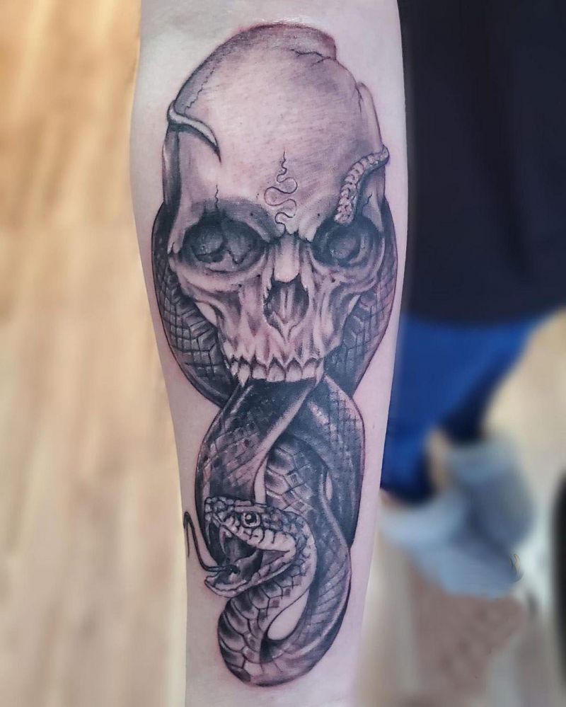 30 Wonderful Death Eater Tattoos You Can Copy