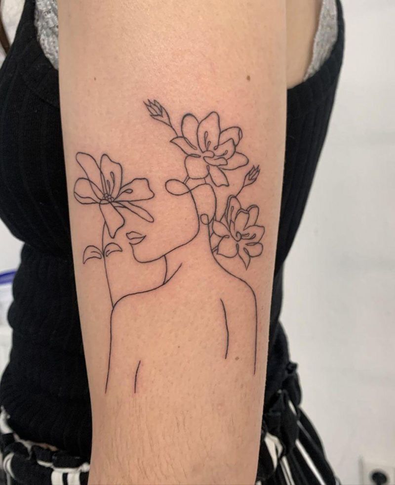 30 Incredible Line Tattoos You Can Copy