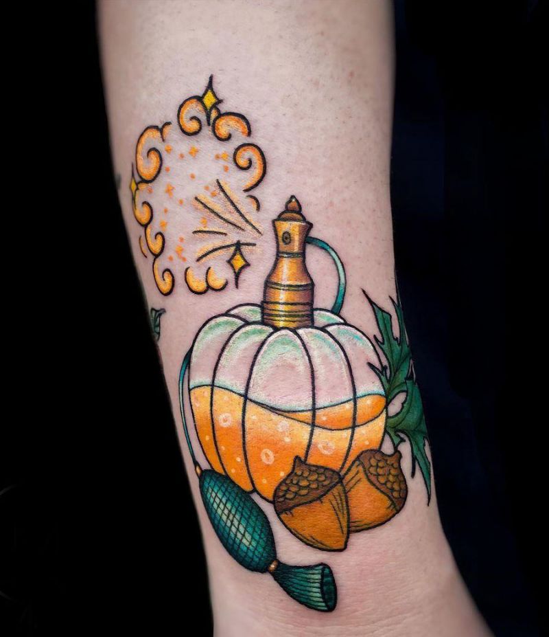 30 Elegant Perfume Bottle Tattoos You Can Copy