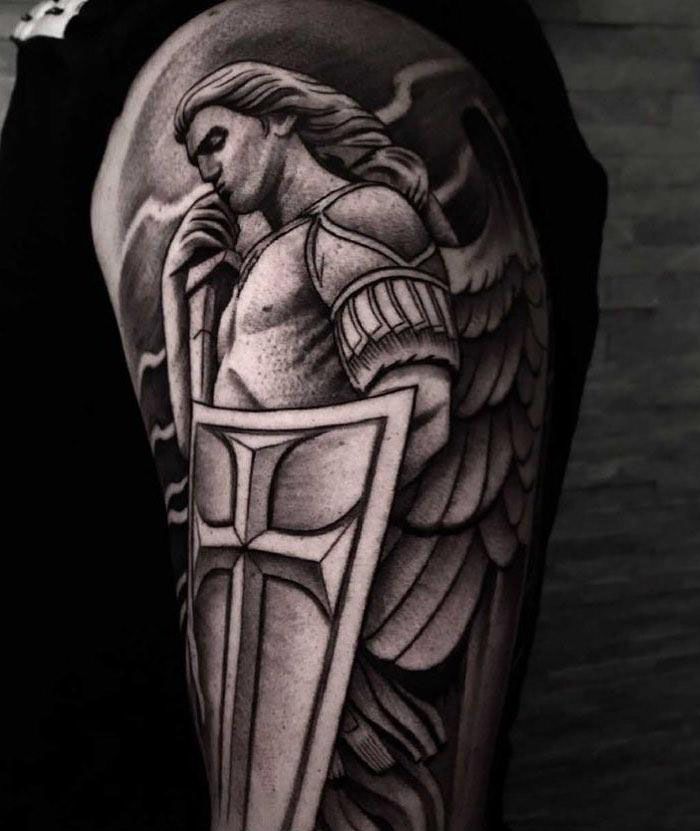 30 Pretty Saint Tattoos You Will Love