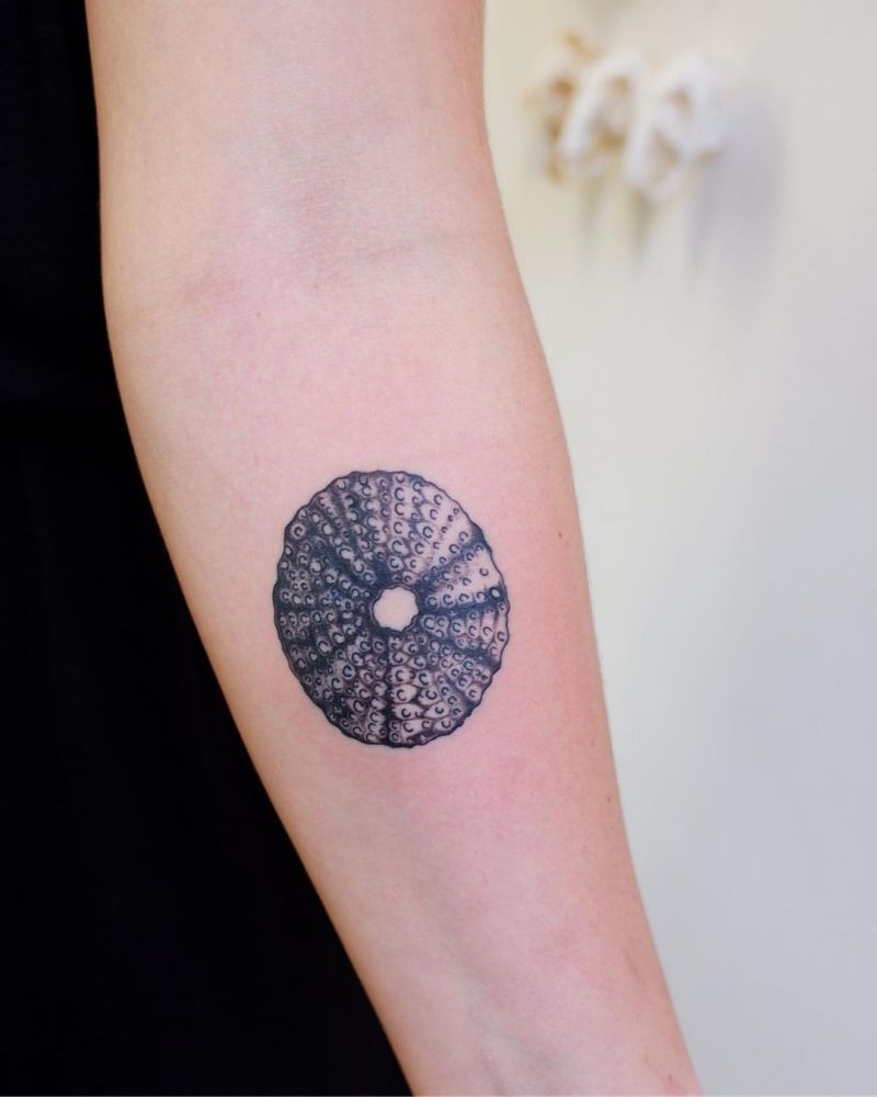 30 Pretty Sea Urchin Tattoos You Can Copy