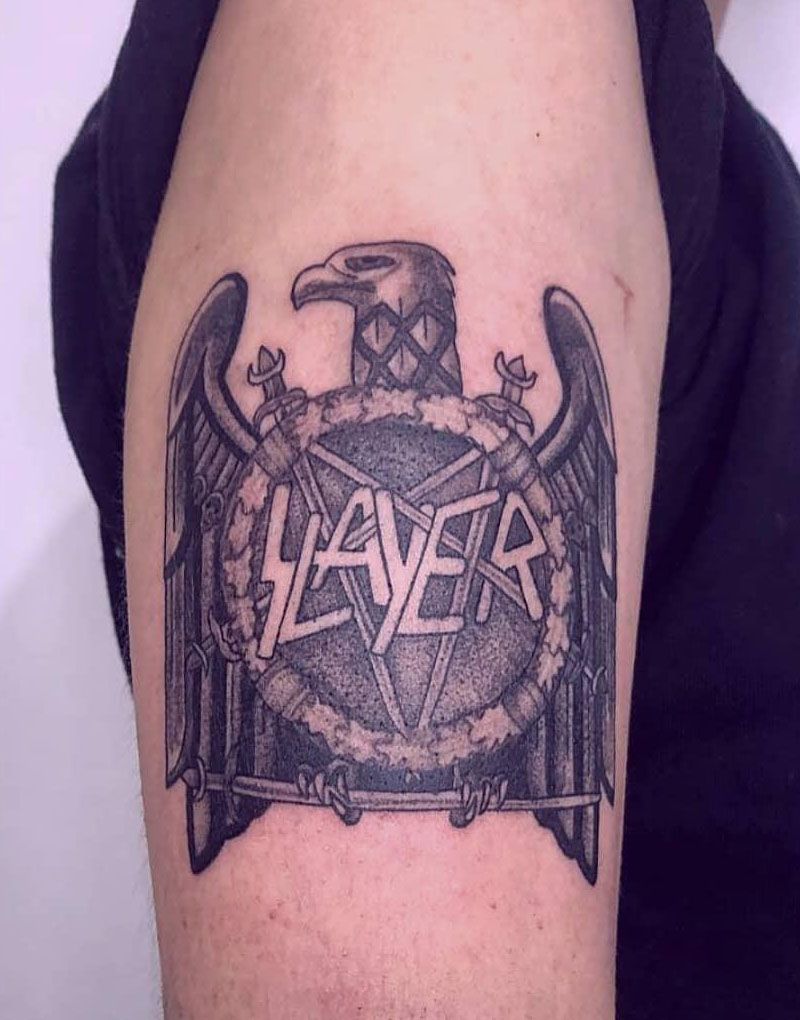 30 Wonderful Slayer Tattoos You Must Love