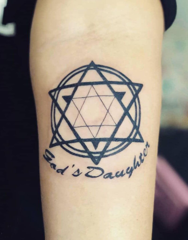 30 Pretty Star of David Tattoos You Must See