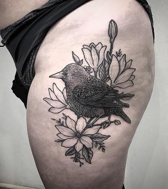 30 Pretty Starling Tattoos You Must Love