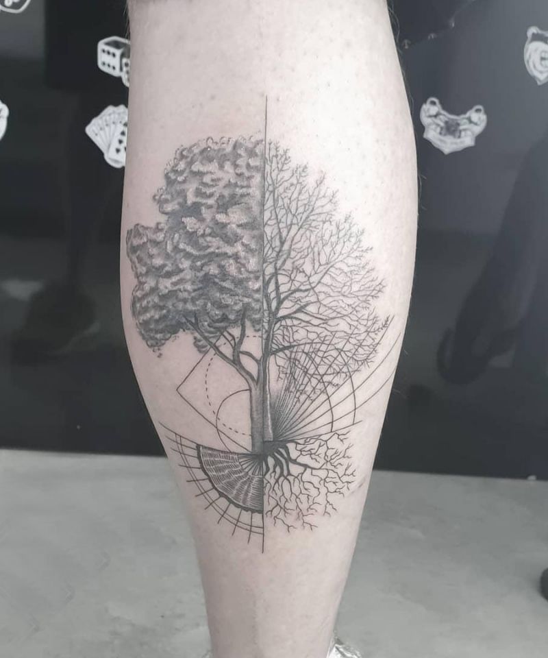 30 Pretty Tree Roots Tattoos for Your Inspiration