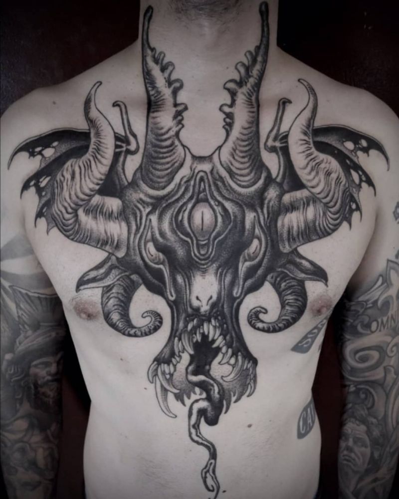 30 Pretty Baphomet Tattoos to Inspire You