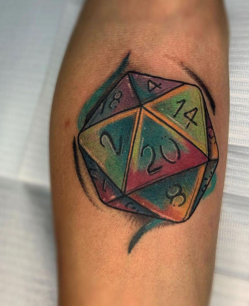 30 Pretty D20 Tattoos You Can Copy