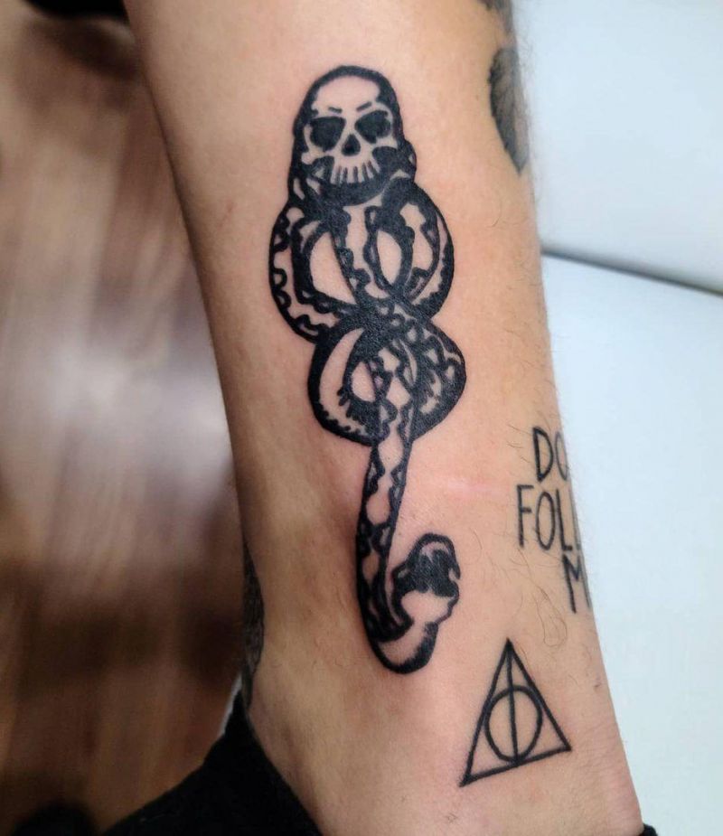 30 Wonderful Death Eater Tattoos You Can Copy