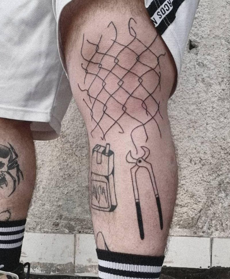 30 Unique Fence Tattoos You Must Try