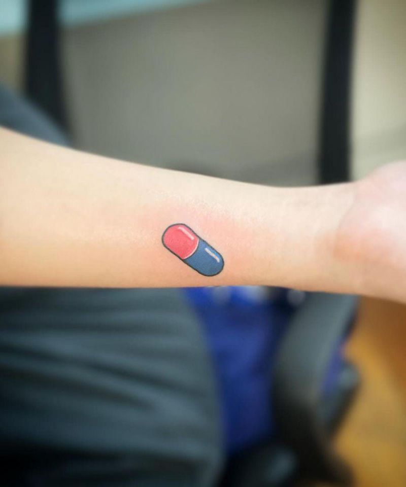 30 Unique Pill Tattoos to Inspire You