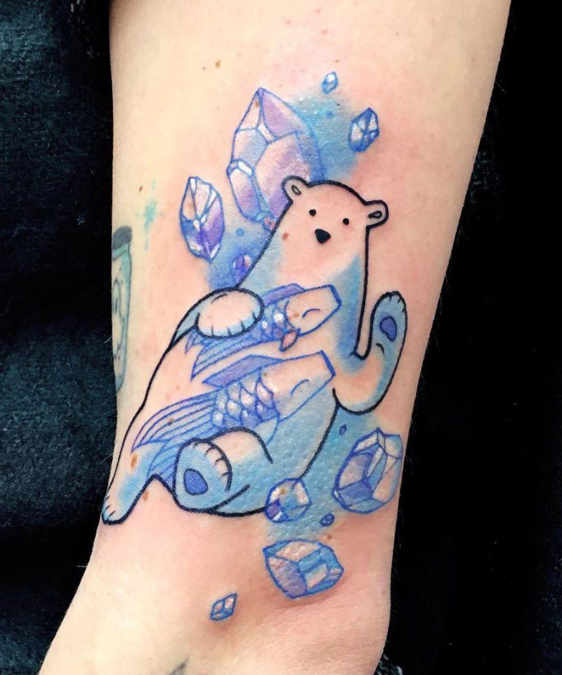 30 Gorgeous Polar Bear Tattoos to Inspire You