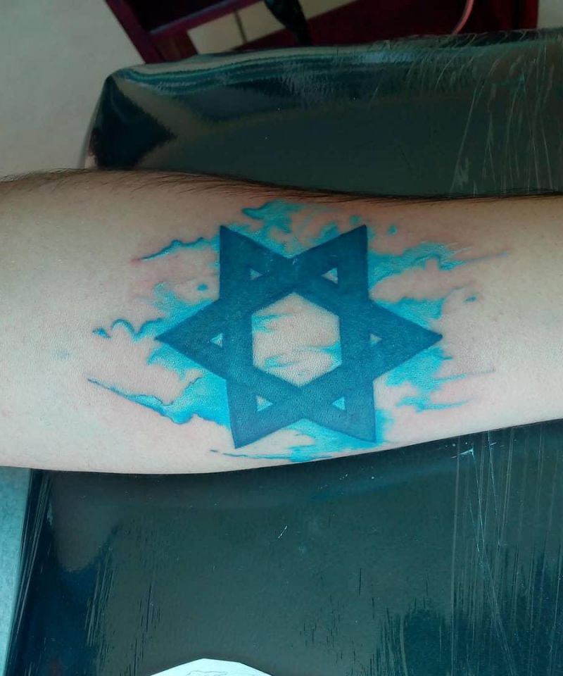 30 Pretty Star of David Tattoos You Must See