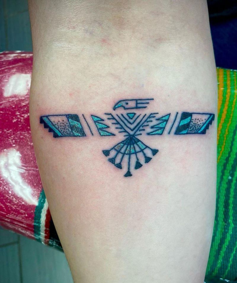 30 Pretty Thunderbird Tattoos to Inspire You