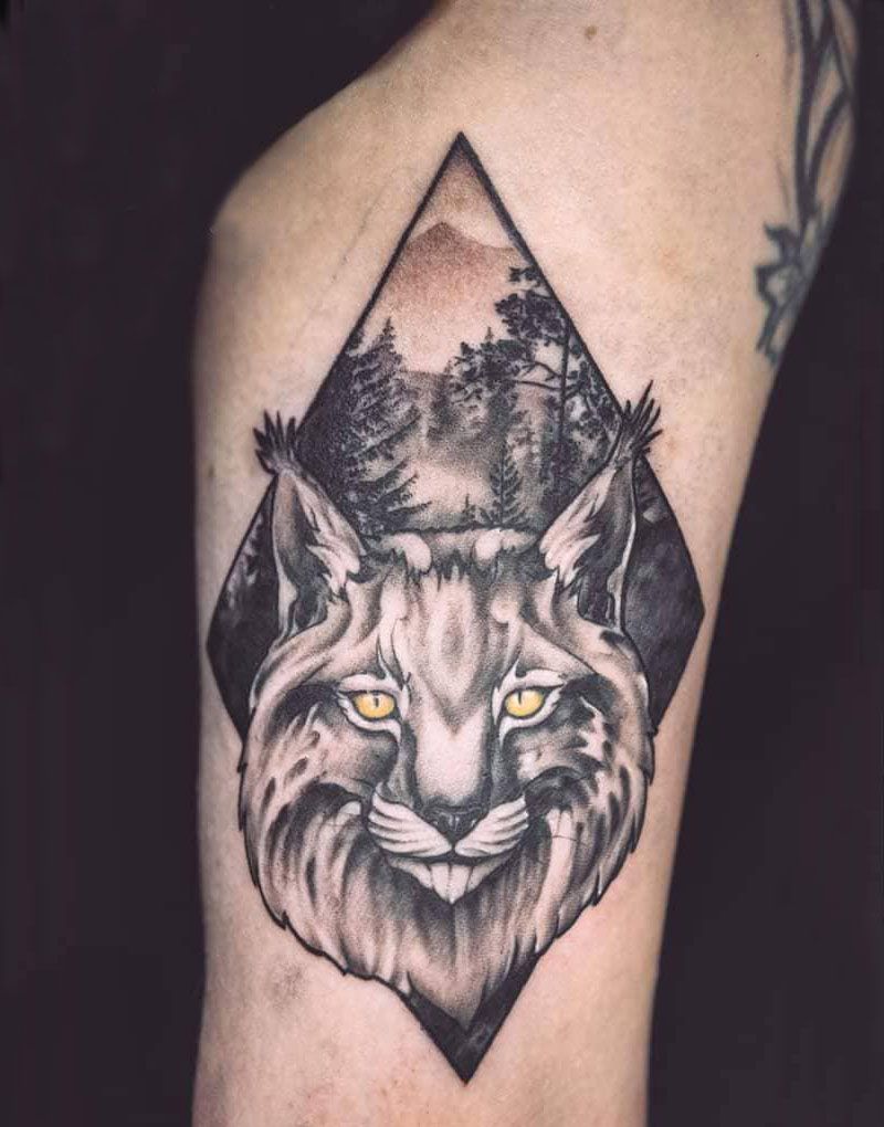 30 Gorgeous Bobcat Tattoos for Your Inspiration