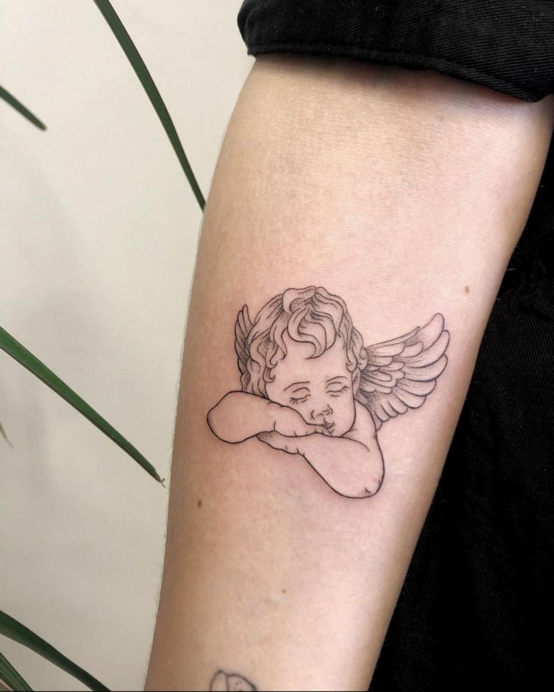 30 Pretty Cupid Tattoos You Must Try