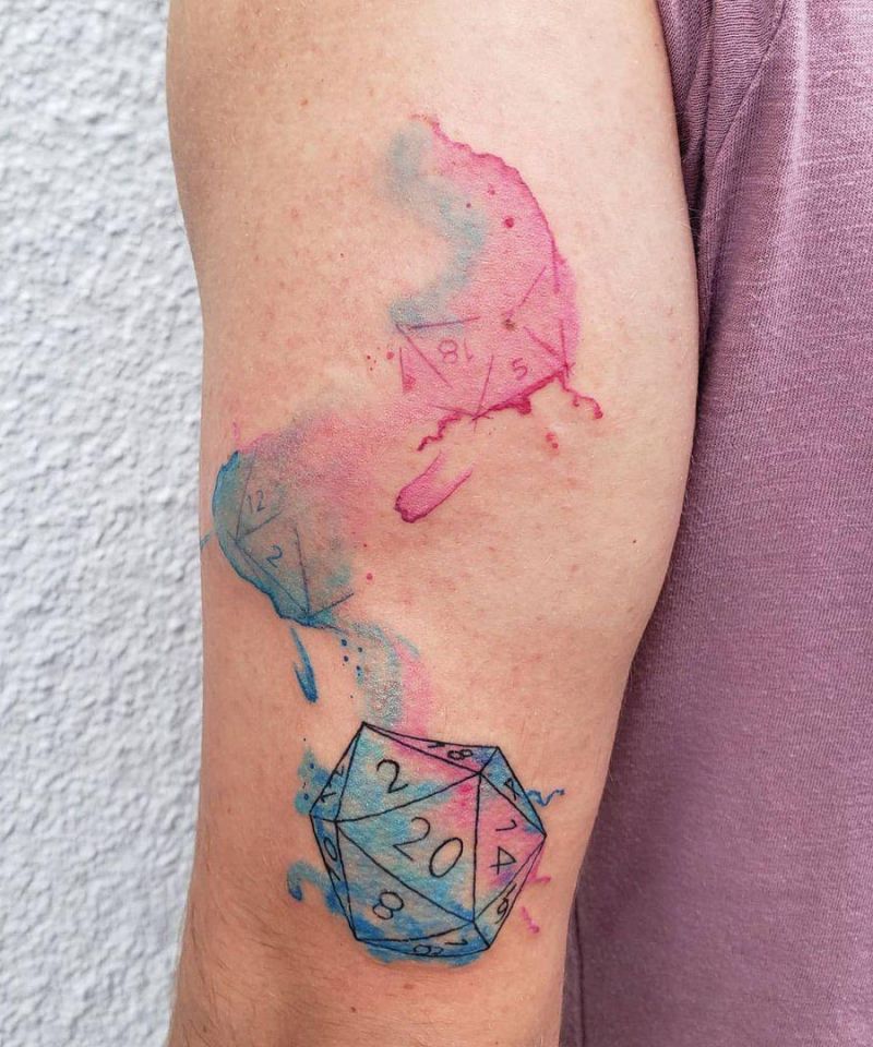 30 Pretty D20 Tattoos You Can Copy