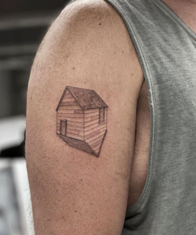 30 Pretty House Tattoos You Can Copy