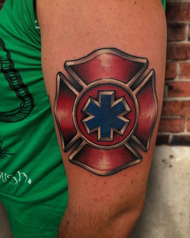 30 Pretty Maltese Cross Tattoos to Inspire You