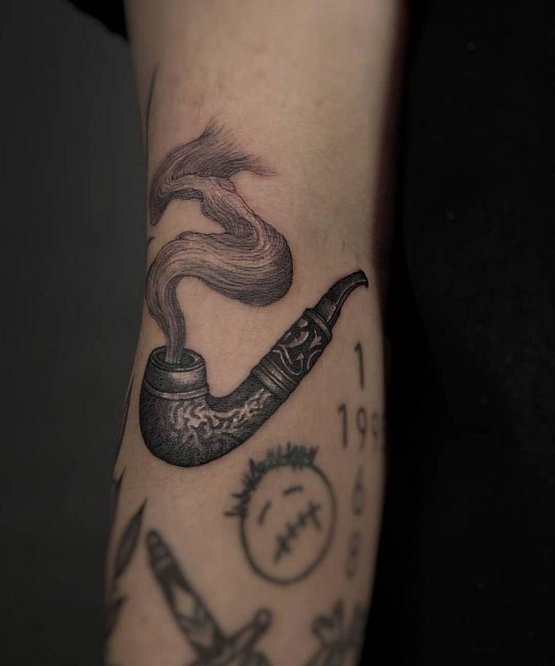 30 Unique Pipe Tattoos for Your Inspiration