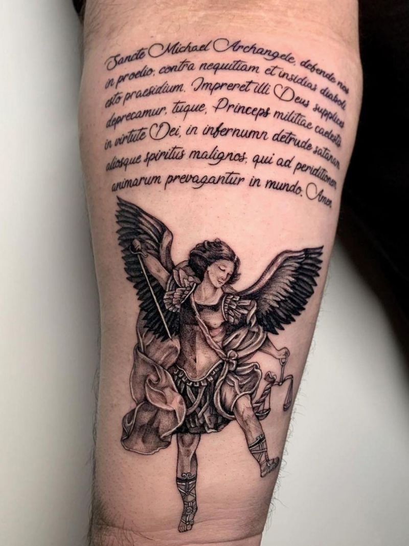 30 Pretty Saint Tattoos You Will Love