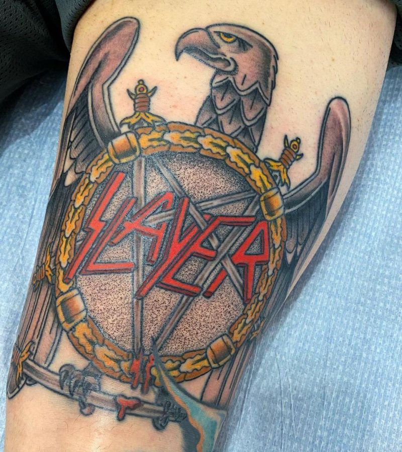 30 Wonderful Slayer Tattoos You Must Love