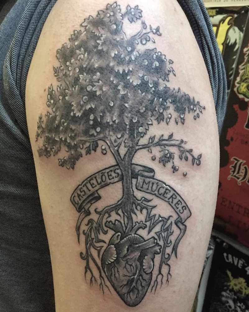 30 Pretty Tree Roots Tattoos for Your Inspiration