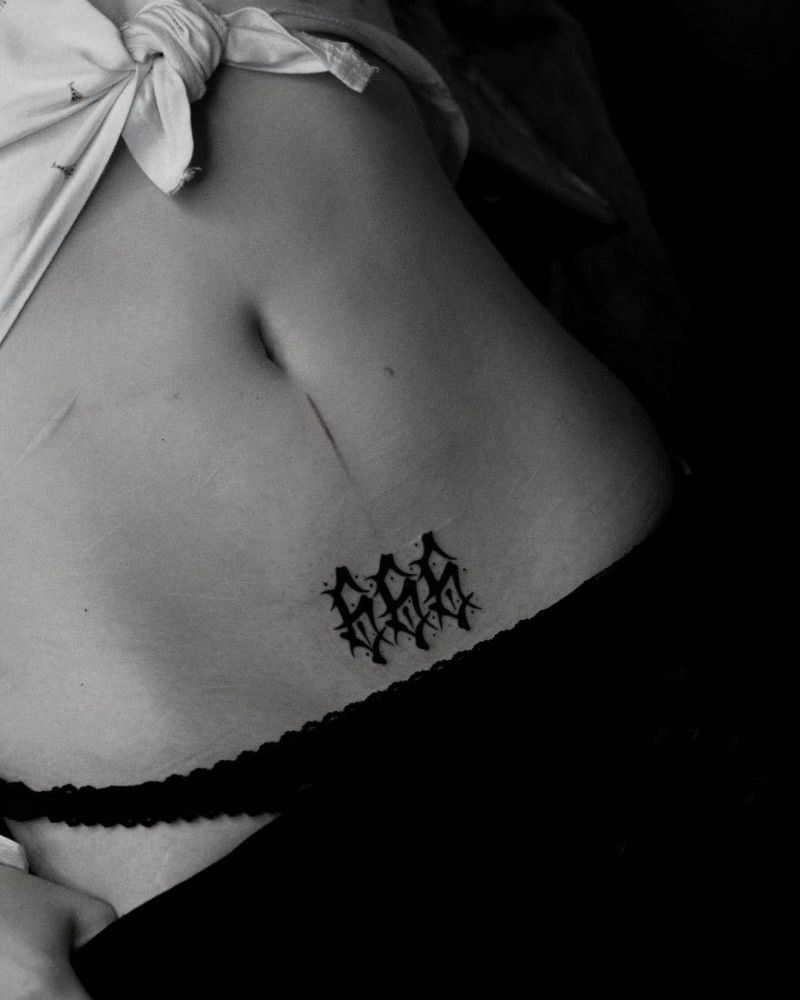 30 Pretty 666 Tattoos to Inspire You