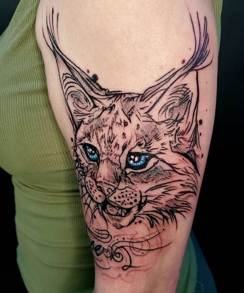 30 Gorgeous Bobcat Tattoos for Your Inspiration