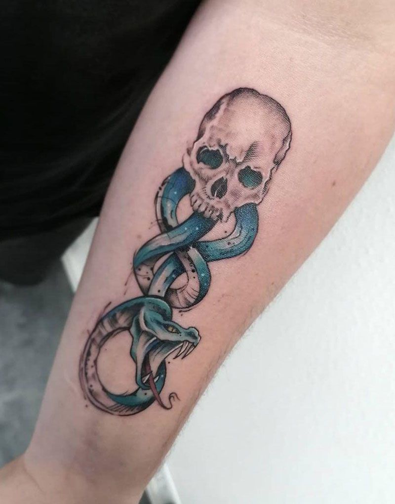 30 Wonderful Death Eater Tattoos You Can Copy