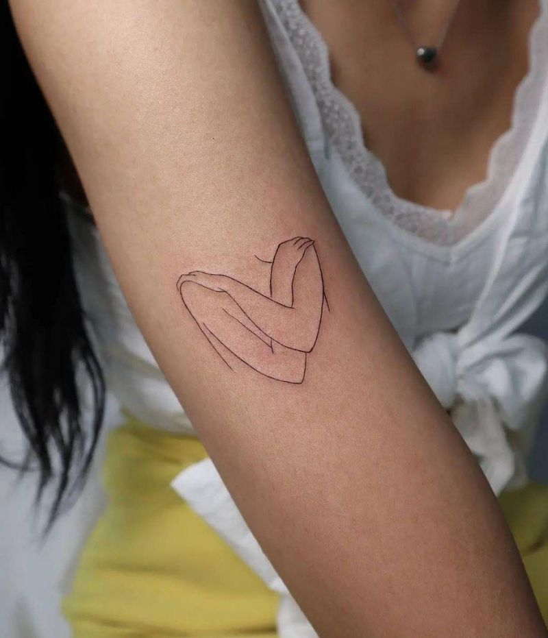 30 Incredible Line Tattoos You Can Copy