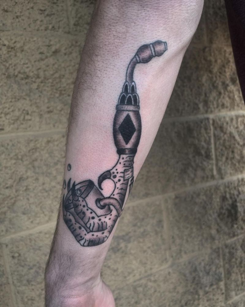 30 Unique Pipe Tattoos for Your Inspiration