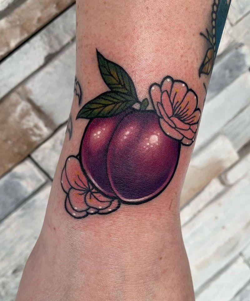 30 Pretty Plum Tattoos You Can Copy