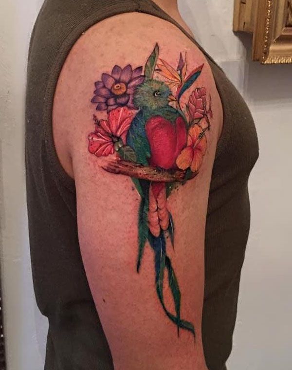 30 Pretty Quetzal Tattoos You Will Love