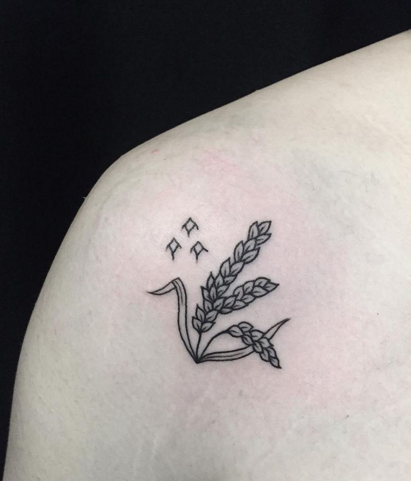 30 Pretty Rice Plant Tattoos You Will Love