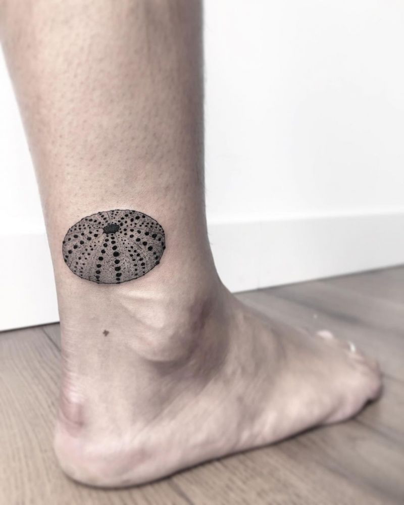 30 Pretty Sea Urchin Tattoos You Can Copy