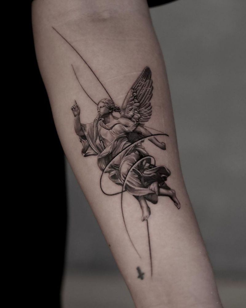 30 Pretty Statue Tattoos You Will Love