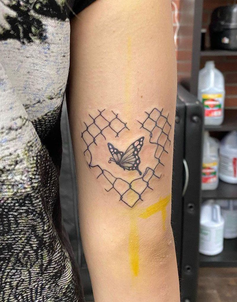 30 Unique Fence Tattoos You Must Try