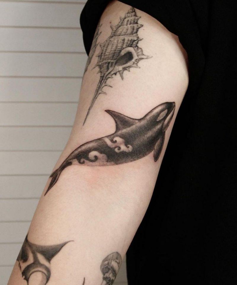 30 Pretty Killer Whale Tattoos You Will Love