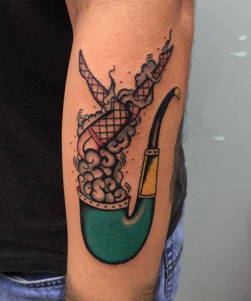 30 Unique Pipe Tattoos for Your Inspiration