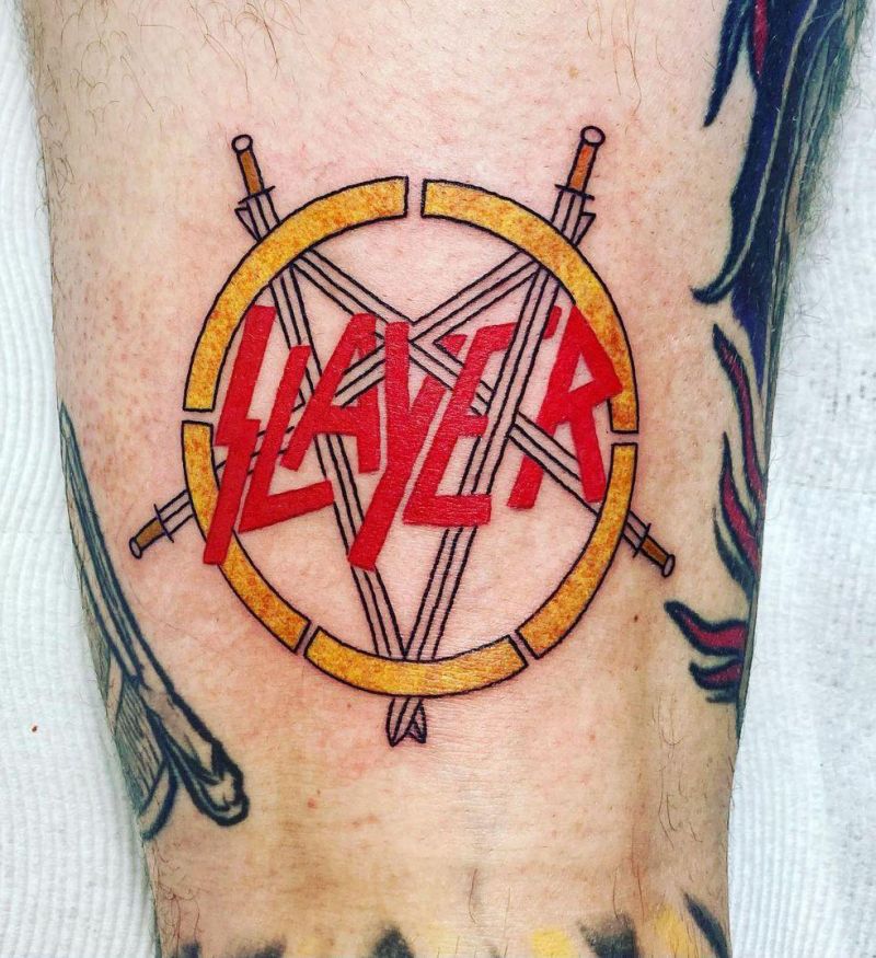 30 Wonderful Slayer Tattoos You Must Love