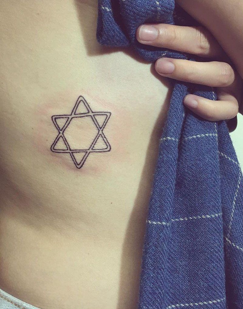 30 Pretty Star of David Tattoos You Must See