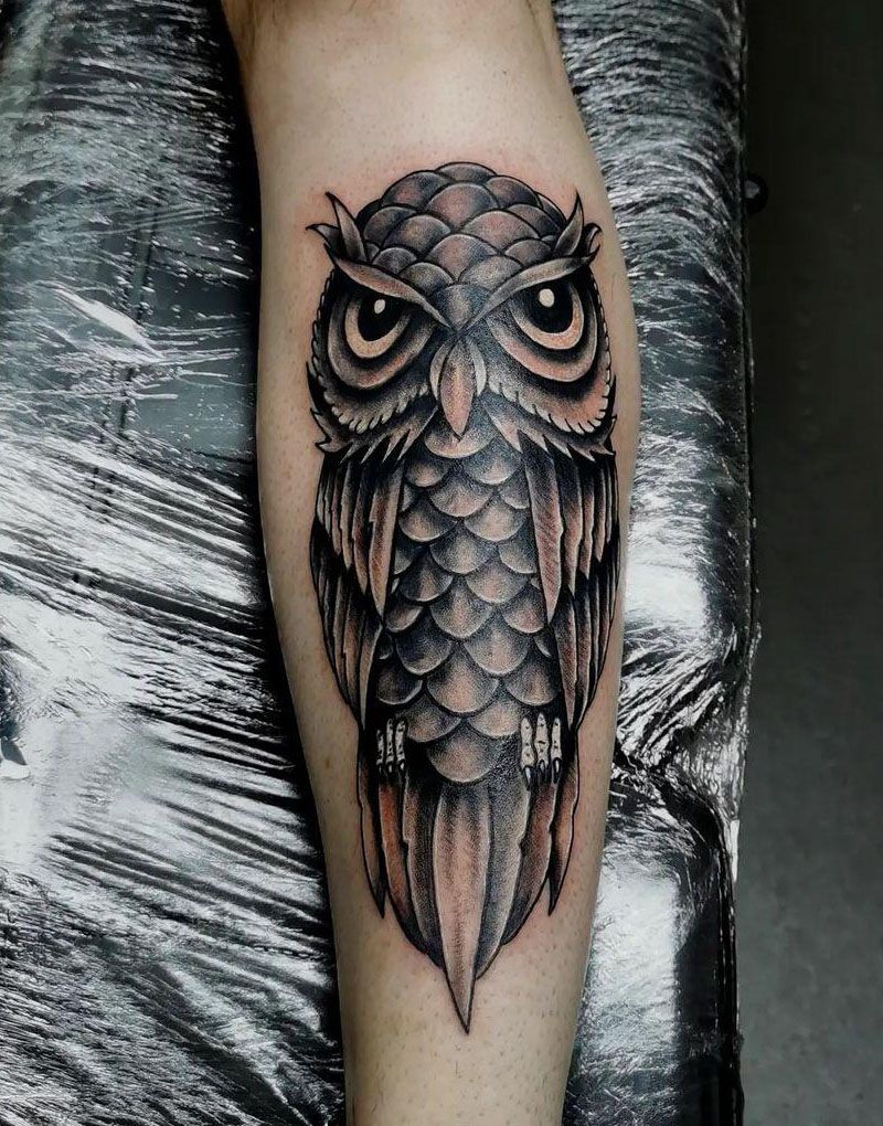 30 Cute Baby Owl Tattoos You Can Copy