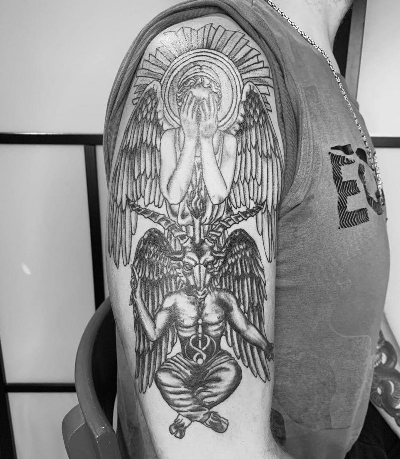 30 Pretty Baphomet Tattoos to Inspire You