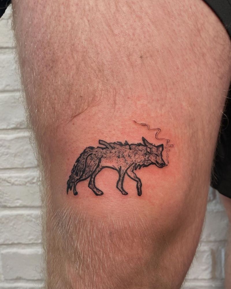 30 Gorgeous Coyote Tattoos You Must See