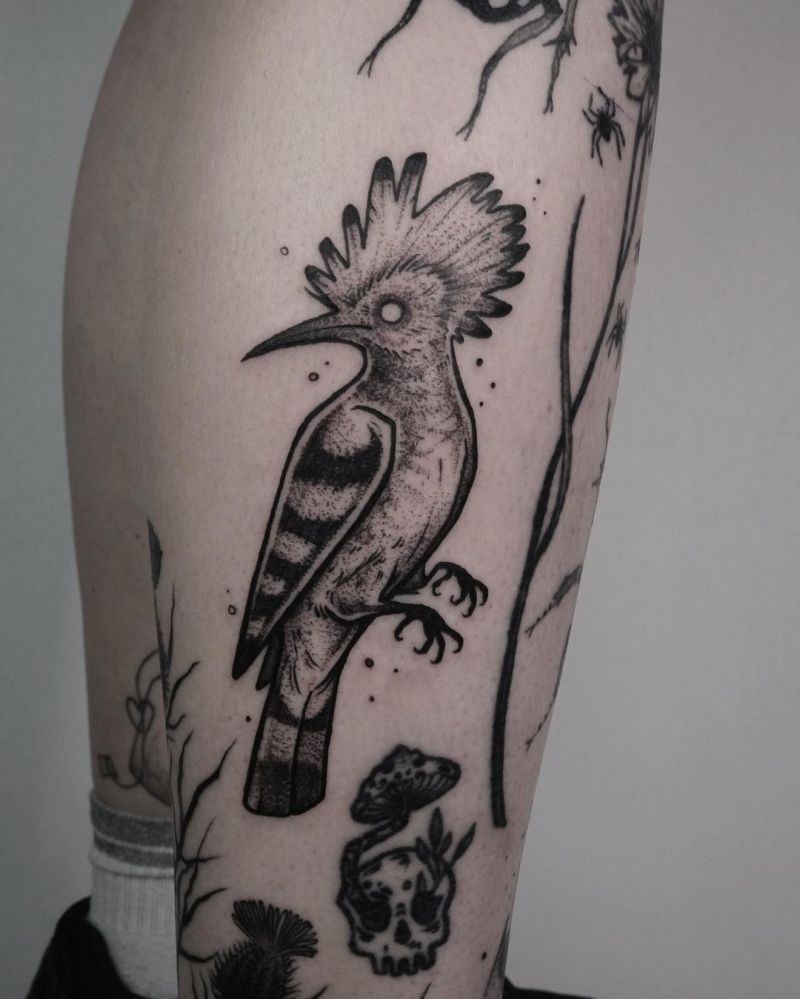 30 Pretty Hoopoe Tattoos You Must Try