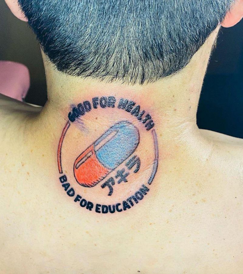 30 Unique Pill Tattoos to Inspire You