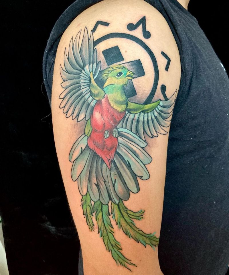 30 Pretty Quetzal Tattoos You Will Love