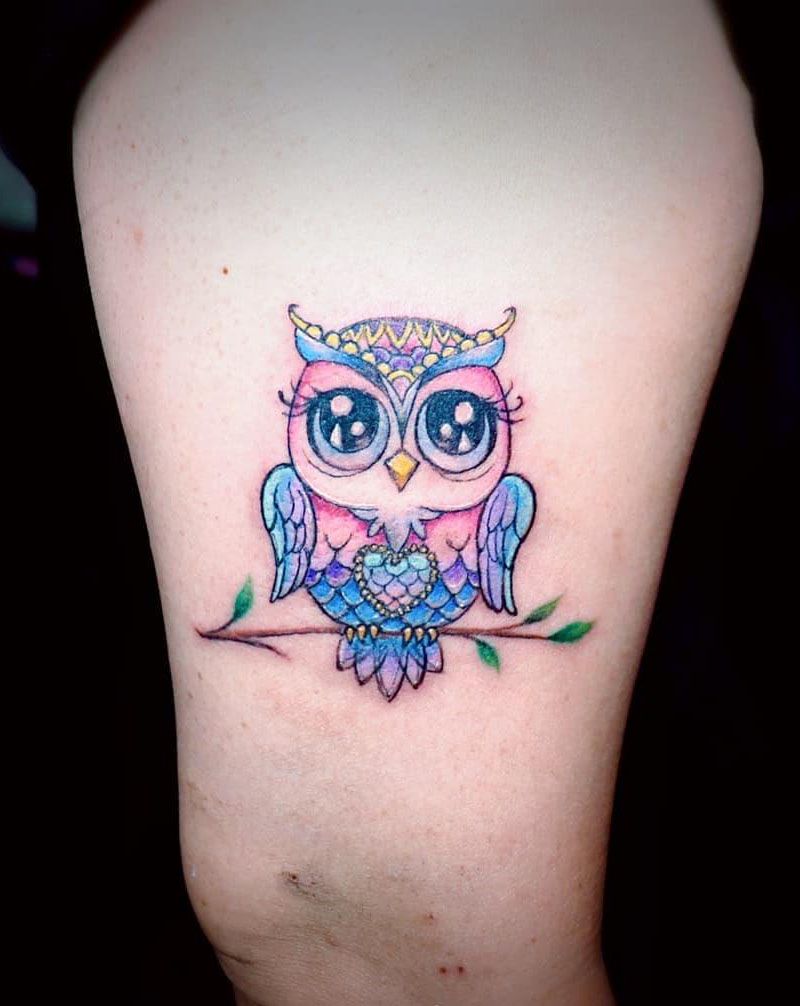 30 Cute Baby Owl Tattoos You Can Copy