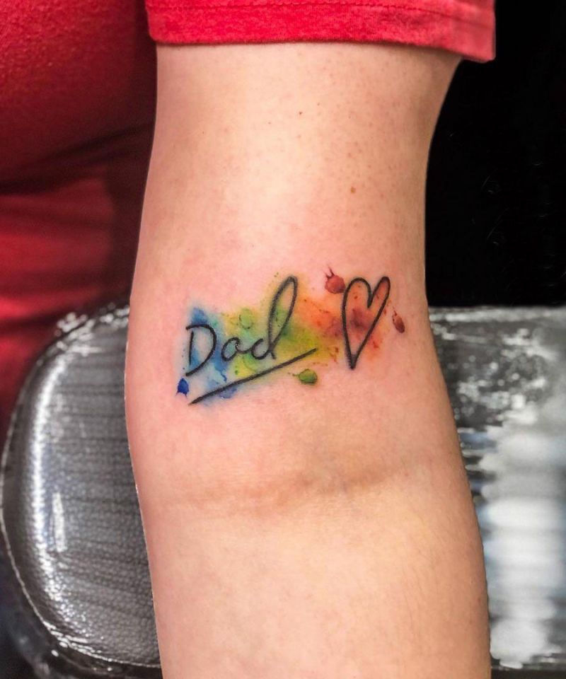 30 Pretty Dad Tattoos You Can Copy